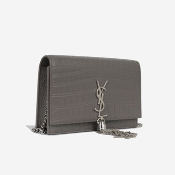 Saint Laurent Kate Chain Wallet With Tassel