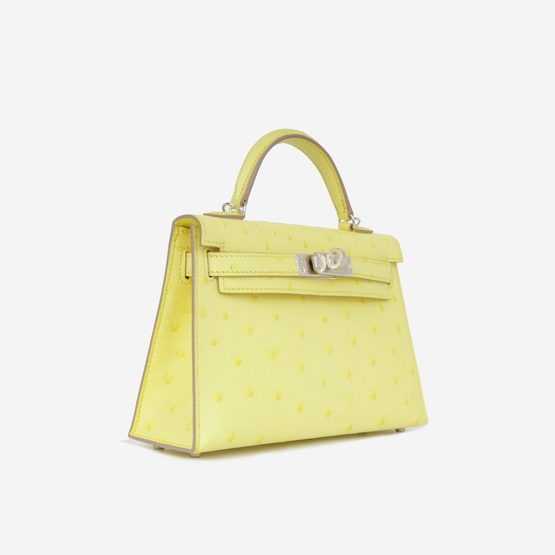Mini Kelly  - Limoncello Ostrich