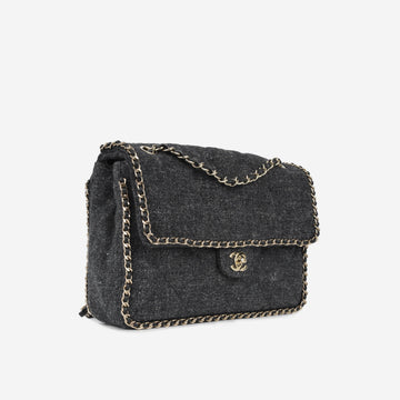 Chanel Coco Neige Chain Around Flap Bag