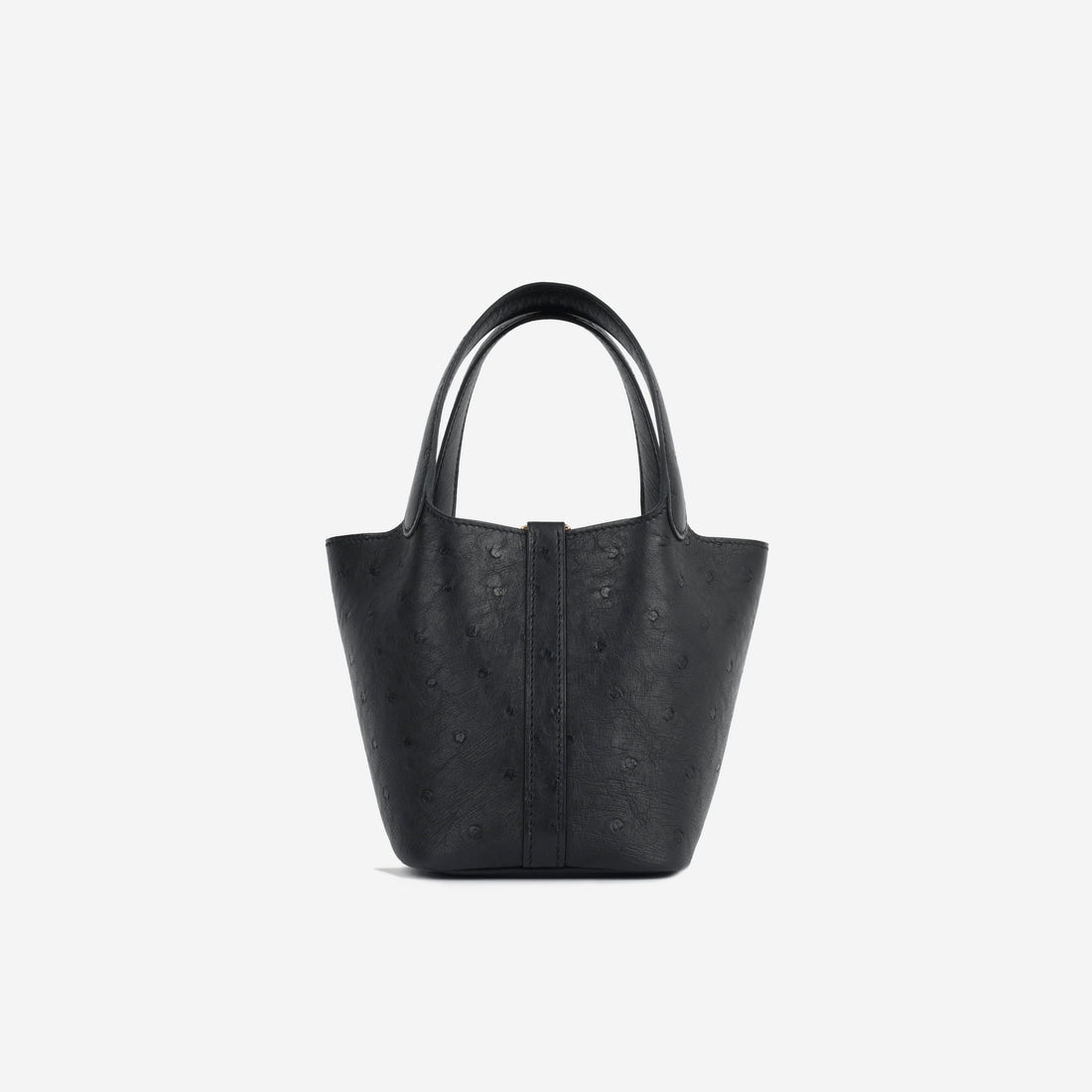 Micro Picotin - Noir Ostrich