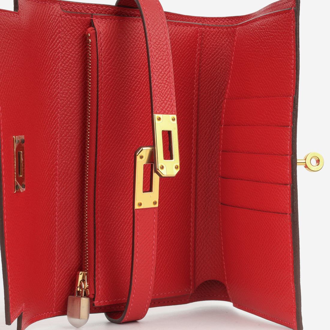 Kelly Depliant Wallet - Rouge Casaque