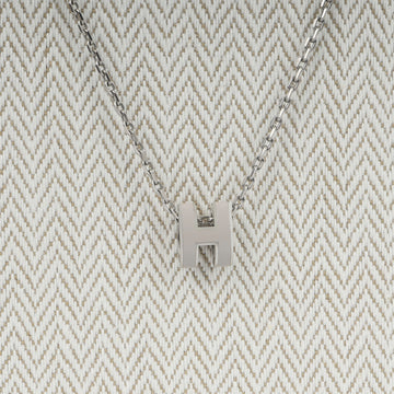 Mini Pop H Pendant - Palladium / Marron Glace