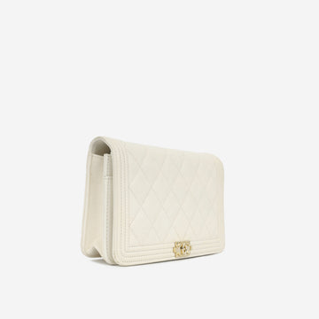 Chanel Boy WOC - Ivory