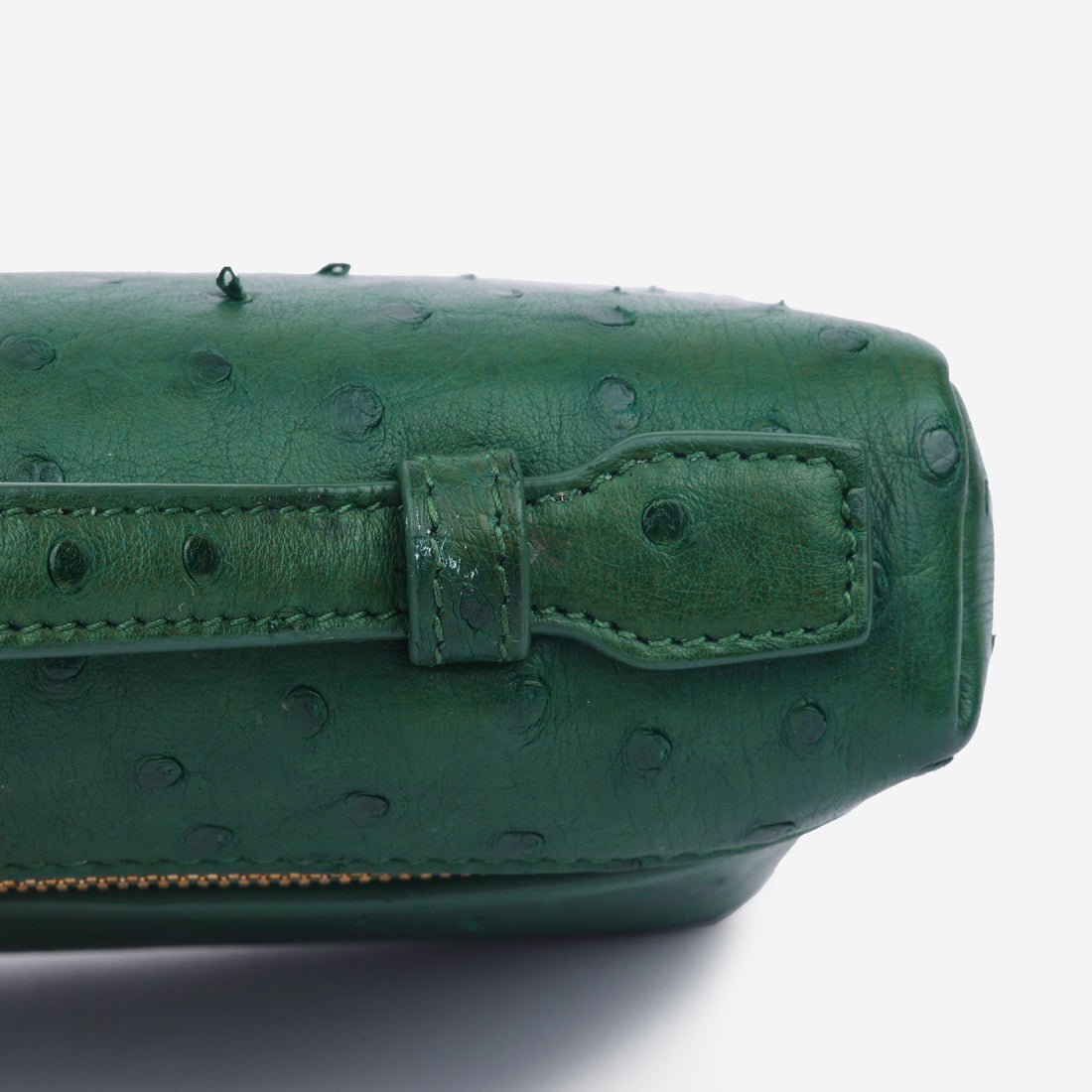Extra Pocket L19 - Forest Green Ostrich