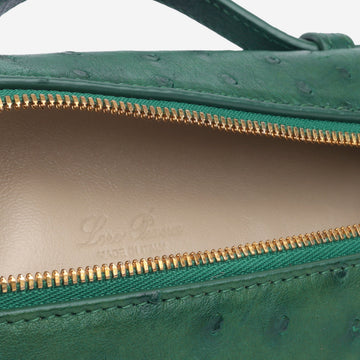 Extra Pocket L19 - Forest Green Ostrich
