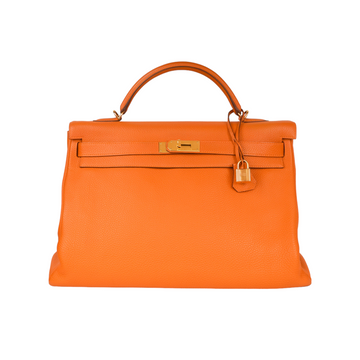 Hermès Kelly 40 - Orange Togo