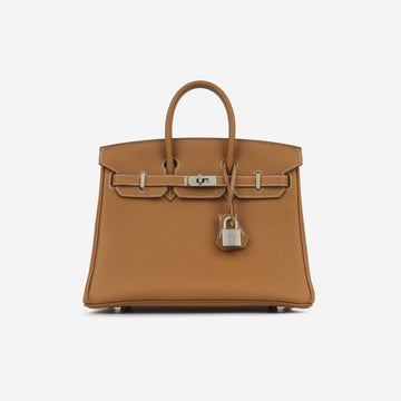 Hermès - Birkin 25 - Gold Togo PHW - Unused - 2023