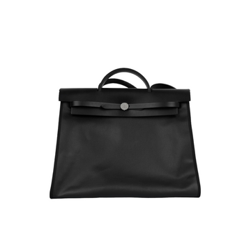 Hermès Herbag 39 - Noir Hunter / Noir Berline Toile
