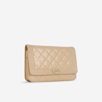 Chanel Boy WOC - Iridescent Pink