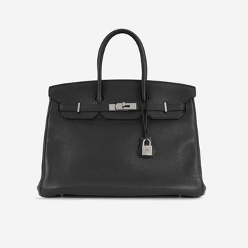 Hermès Hermès - Birkin 35 - Noir Clemence PHW -  - 2010