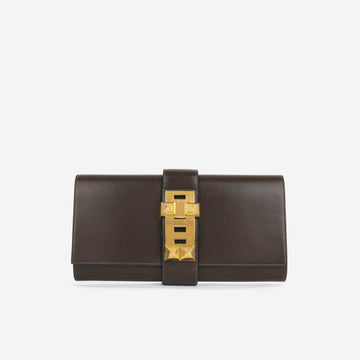 Hermès Medor 29 - Ebene Box Calf | Gold Hardware