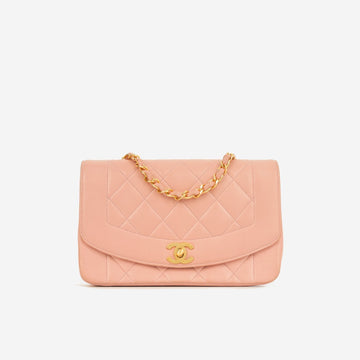 Chanel Chanel - Vintage Small Diana Flap - Light Pink Lambskin GHW