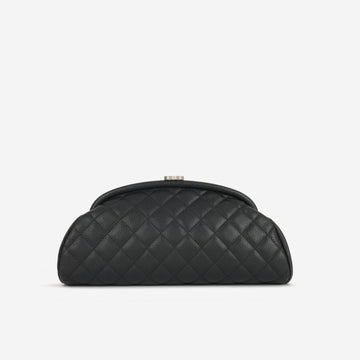Chanel - Timeless Clutch - Black Caviar SHW - 2006-