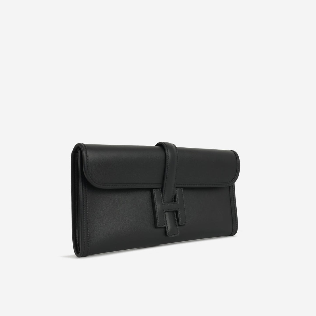 Hermès - Jige Clutch 29 - Noir Swift - 2014 -