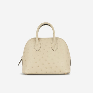 Hermès - Mini Bolide - Parchemin Ostrich GHW - 2024 -