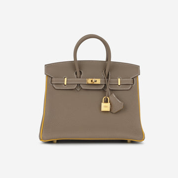 Hermès HSS Birkin 25 - Etoupe / Jaune Ambre