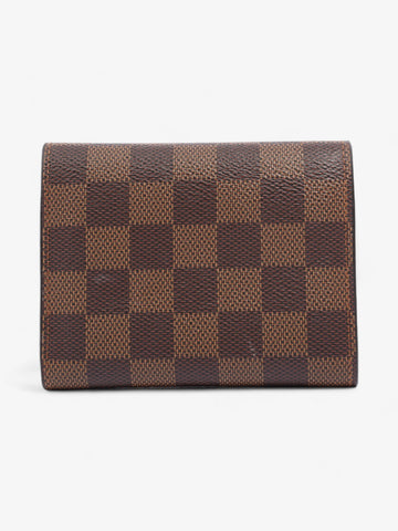 Louis Vuitton Victorine Wallet Damier Ebene / Red Canvas
