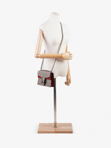 Gucci Dionysus Mini Beige And Ebony CS Supreme Coated Canvas
