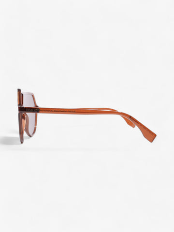 Fendi Fendi Roma Amor Sunglasses Brown Acetate 140mm