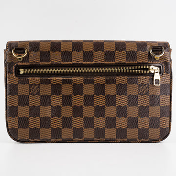 Louis Vuitton Huxton PM Damier Ebene Crossbody Bag