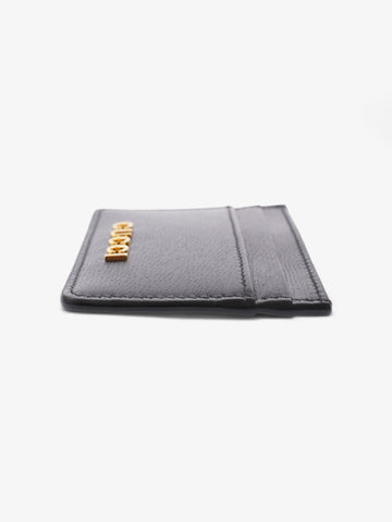 Gucci Card Case With Gucci Script Black Leather