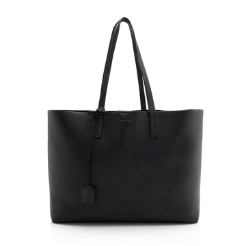 Saint Laurent Calfskin Large Shopping Tote (SHF-22494)