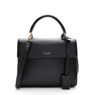 Saint Laurent Calfskin Moujik Small Satchel (SHF-16543)