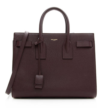 Saint Laurent Calfskin Sac De Jour Small Tote (SHF-20251)