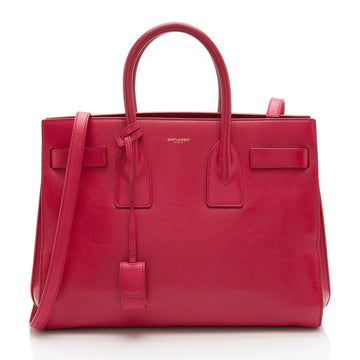 Saint Laurent Calfskin Sac De Jour Small Tote (SHF-2a3CZP)