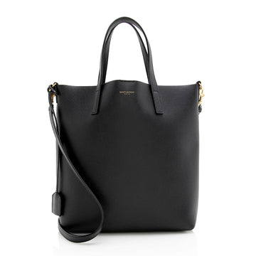 Saint Laurent Calfskin Toy Shopping Tote (SHF-21144)