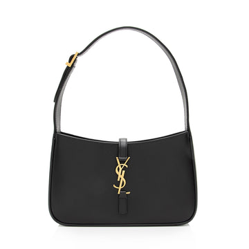 Saint Laurent Smooth Calfskin Le 5 A 7 Hobo (SHF-23023)
