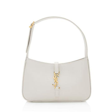Saint Laurent Smooth Calfskin Monogram Le 5 A 7 Hobo (SHF-XO6BXf)