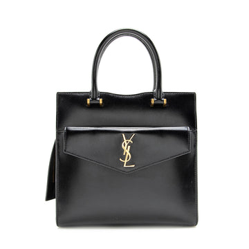 Saint Laurent Smooth Calfskin Uptown Small Satchel (SHF-19811)