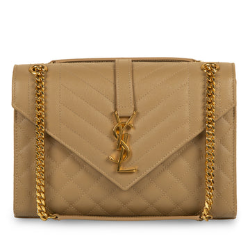 Saint Laurent Envelope Mix Matelasse Bag - Medium