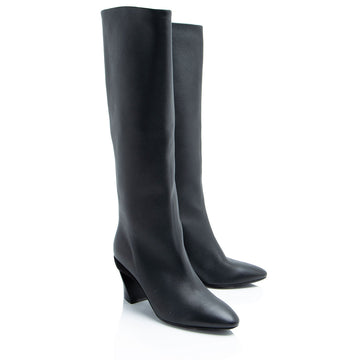 Salvatore Ferragamo Leather Antea Boots - Size 6.5 / 36.5