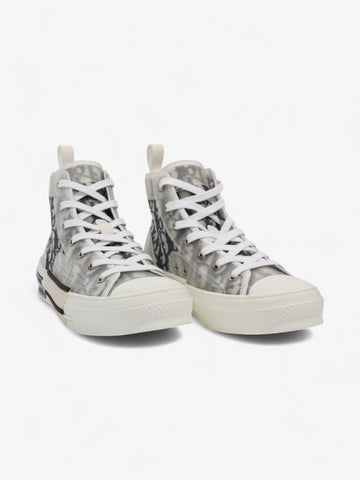 Christian Dior B23 High Top Black Oblique Canvas EU 40 UK 7
