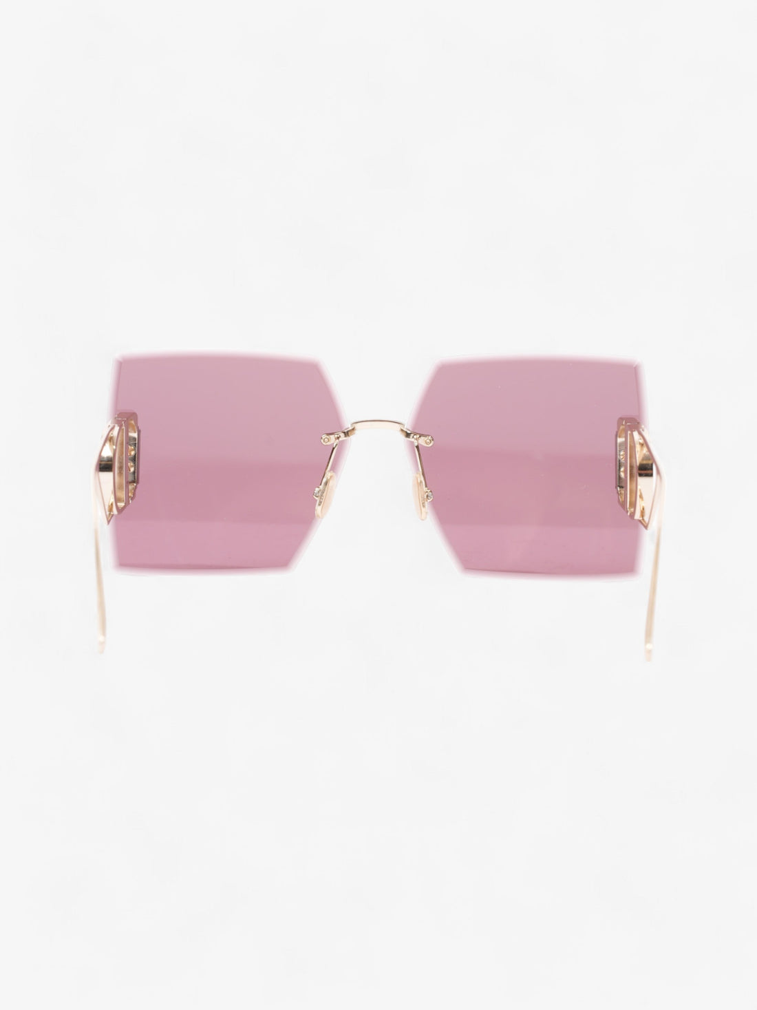 Christian Dior 30Montaigne Sunglasses Light Gold / Gradient Purple Acetate 135mm