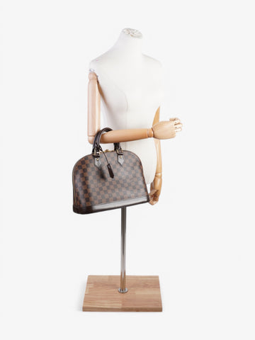 Louis Vuitton Alma Damier Ebene Coated Canvas PM