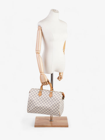 Louis Vuitton Speedy 35 Damier Azur Coated Canvas
