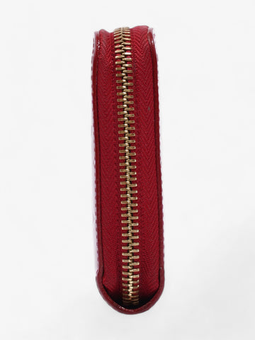 Louis Vuitton Zippy Wallet Monogram Vernis / Red Vernis Leather