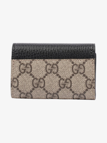 Gucci CS Marmont Key Case CS Supreme / Black Coated Canvas