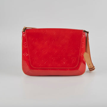 Louis Vuitton Thompson Street Vernis Red/Orange Shoulder Bag