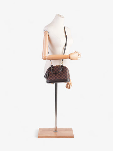 Louis Vuitton Alma BB Damier Ebene Coated Canvas