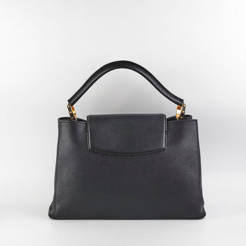 Louis Vuitton Capucines MM Black Bag
