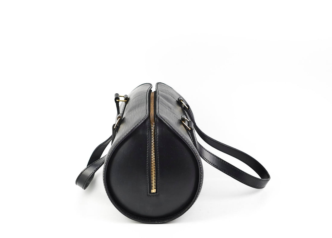 Louis Vuitton Epi Soufflot 30 Black Shoulder Bag