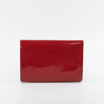 Louis Vuitton Louise MM Red Vernis Clutch