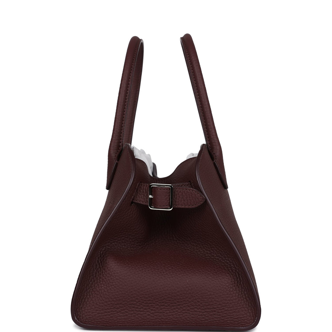 The Row Soft Margaux 10 Bag Jam Calfskin Silver Hardware
