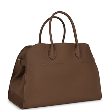 The Row Soft Margaux 15 Bag Chevre Calfskin Silver Hardware
