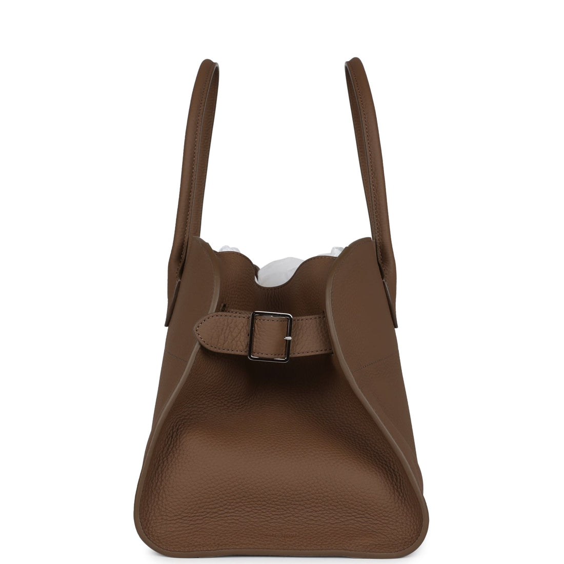 The Row East West Margaux Bag Chevre Calfskin Silver Hardware