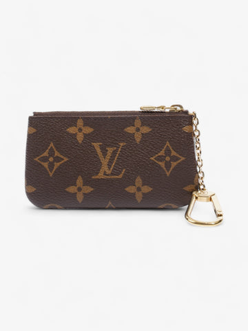 Louis Vuitton Pochette Cles Coin Purse Monogram Coated Canvas